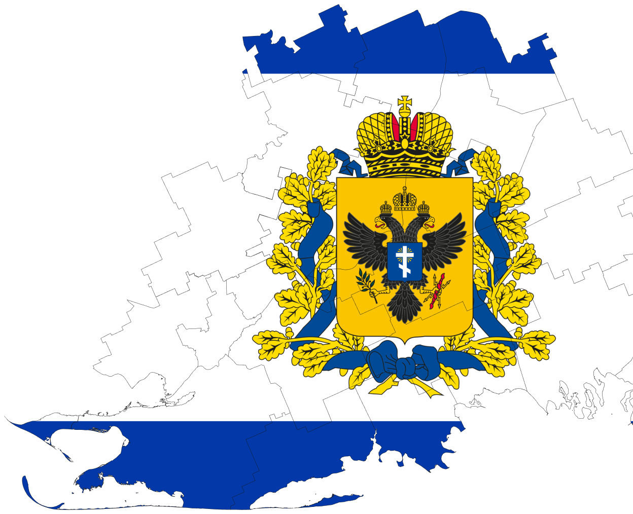 Герб и карта Херсонской области